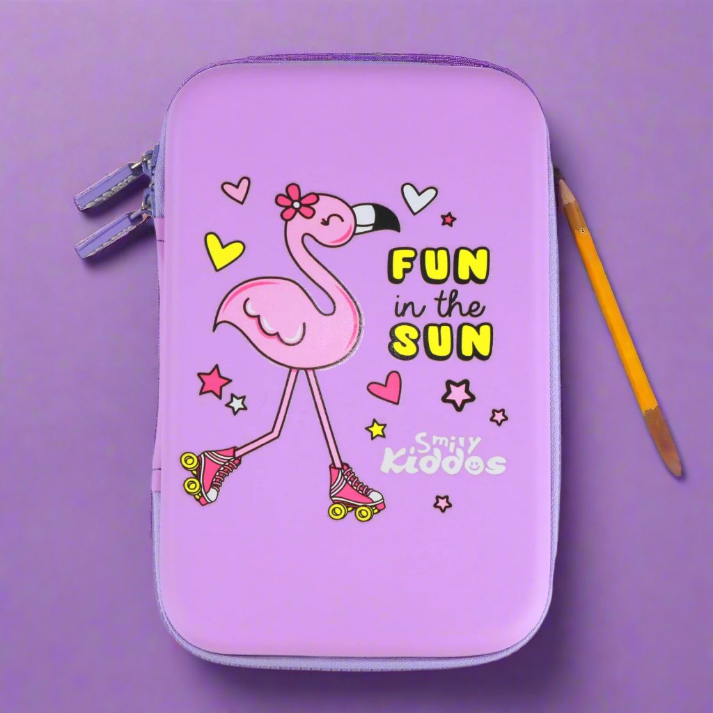 Smily kiddos Single Compartment Fun Flamingo Theme - Purple