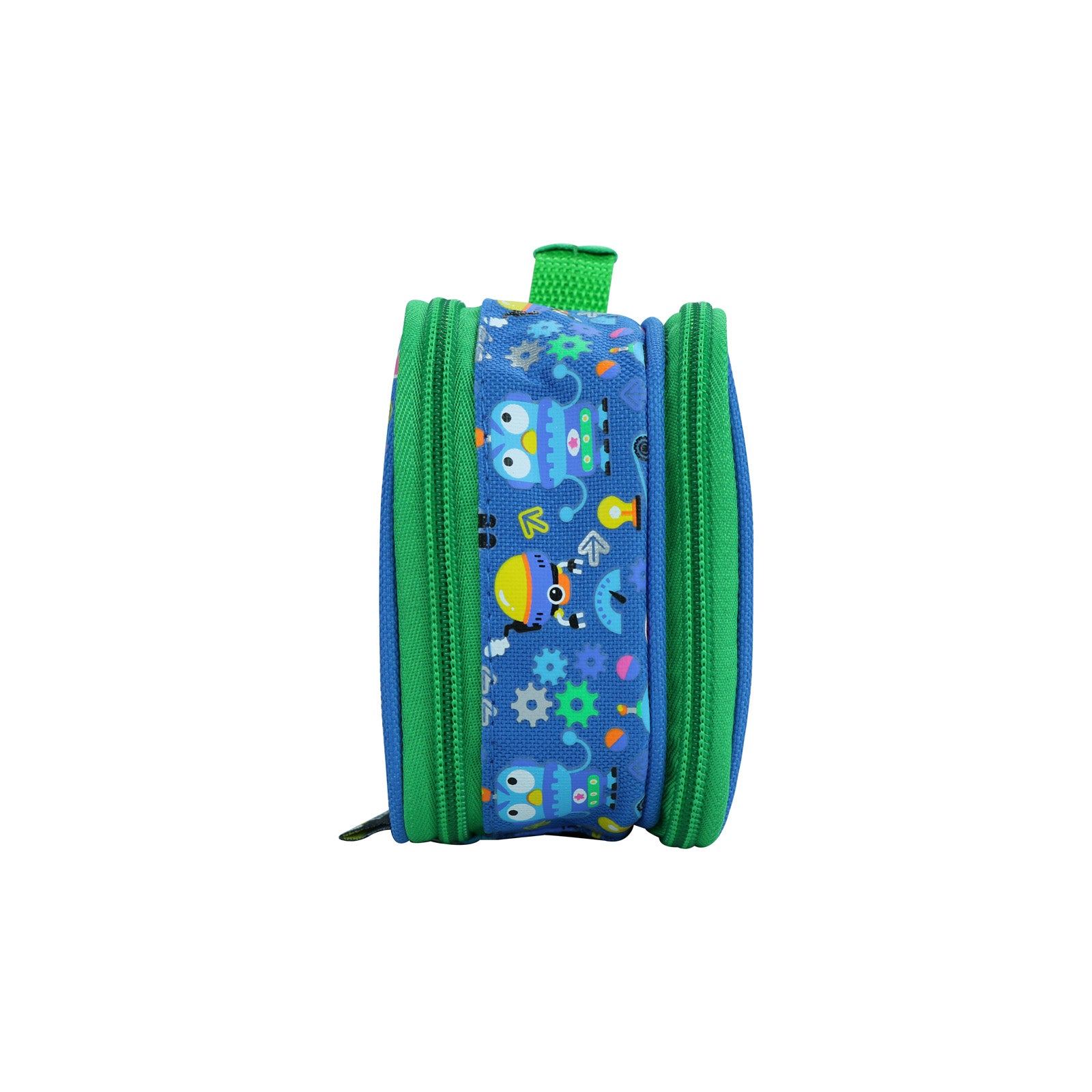 Smily Kiddos Multipurpose Pencil Case Crazy Robo Theme Blue