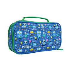 Smily Kiddos Multipurpose Pencil Case Crazy Robo Theme Blue