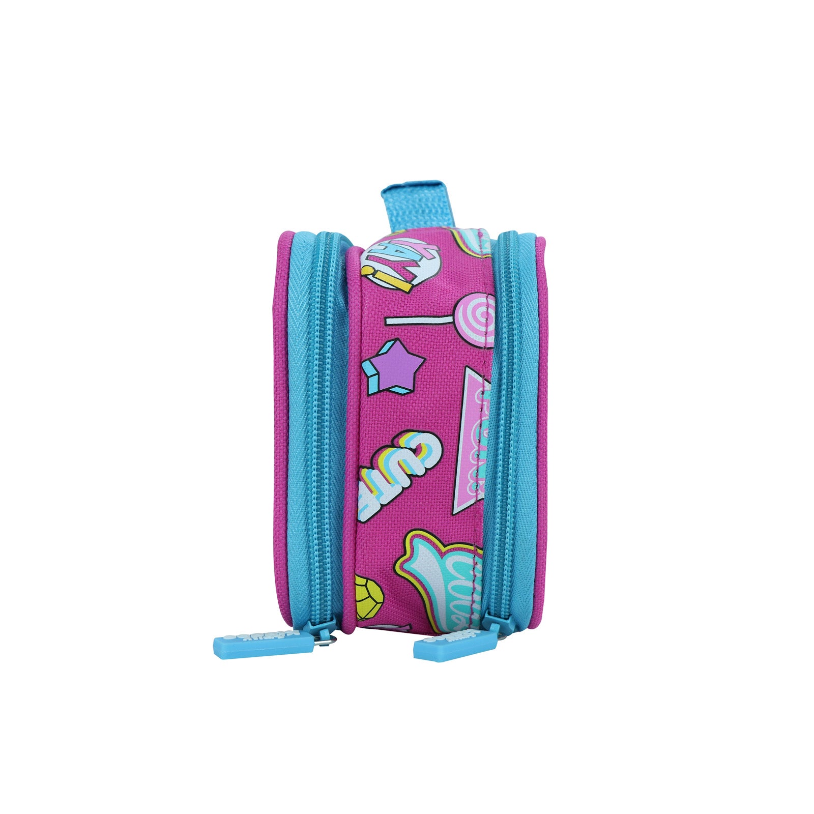 Smily Kiddos Multipurpose Pencil Case Fun Theme Pink