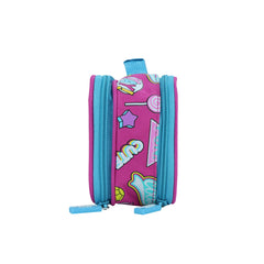 Smily Kiddos Multipurpose Pencil Case Fun Theme Pink