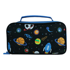 Smily Kiddos Multipurpose Pencil Case Space Theme Black