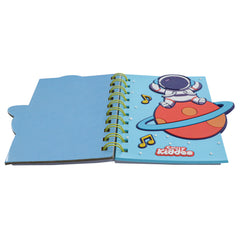 Smily kiddos Spiral Notebook Astronaut - Lite blue