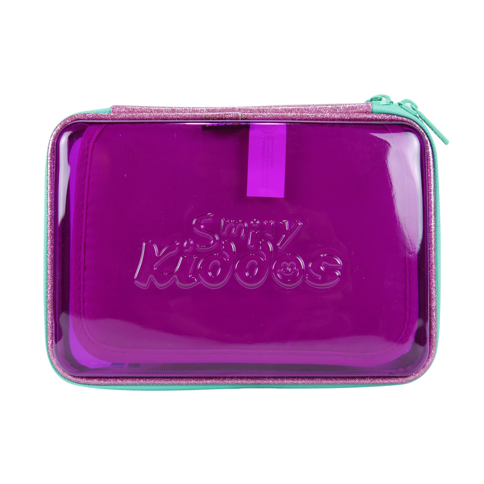 Smily Pvc Pencil Case Purple