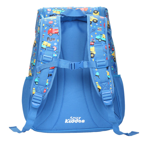 Image of Smily Kiddos U Shape Backpack Blue