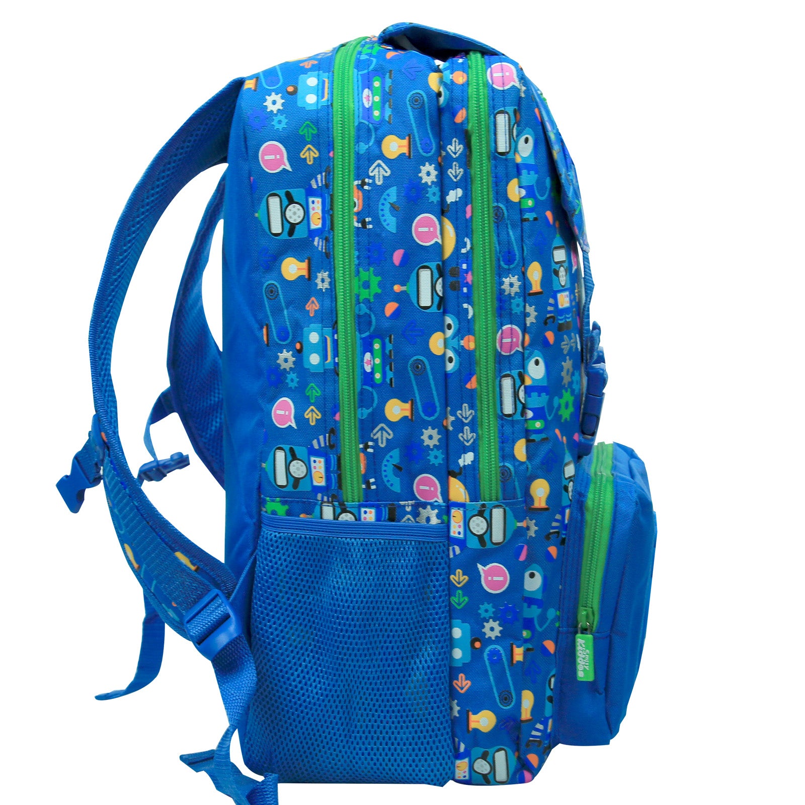 Fancy Backpack Blue side 2