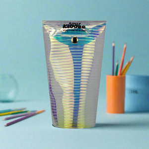 Smily Transparent Pencil Holder Yellow