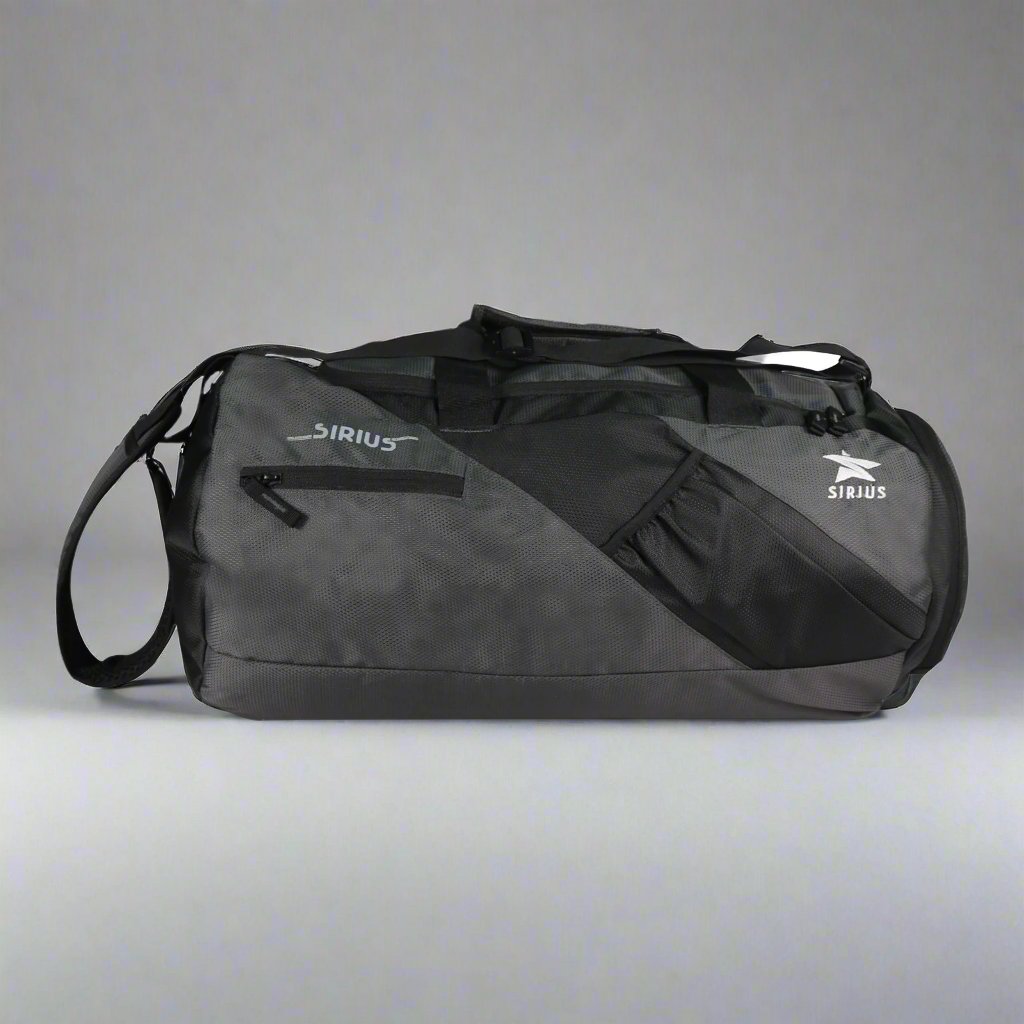 Sirius Gym bag Plain black and grey