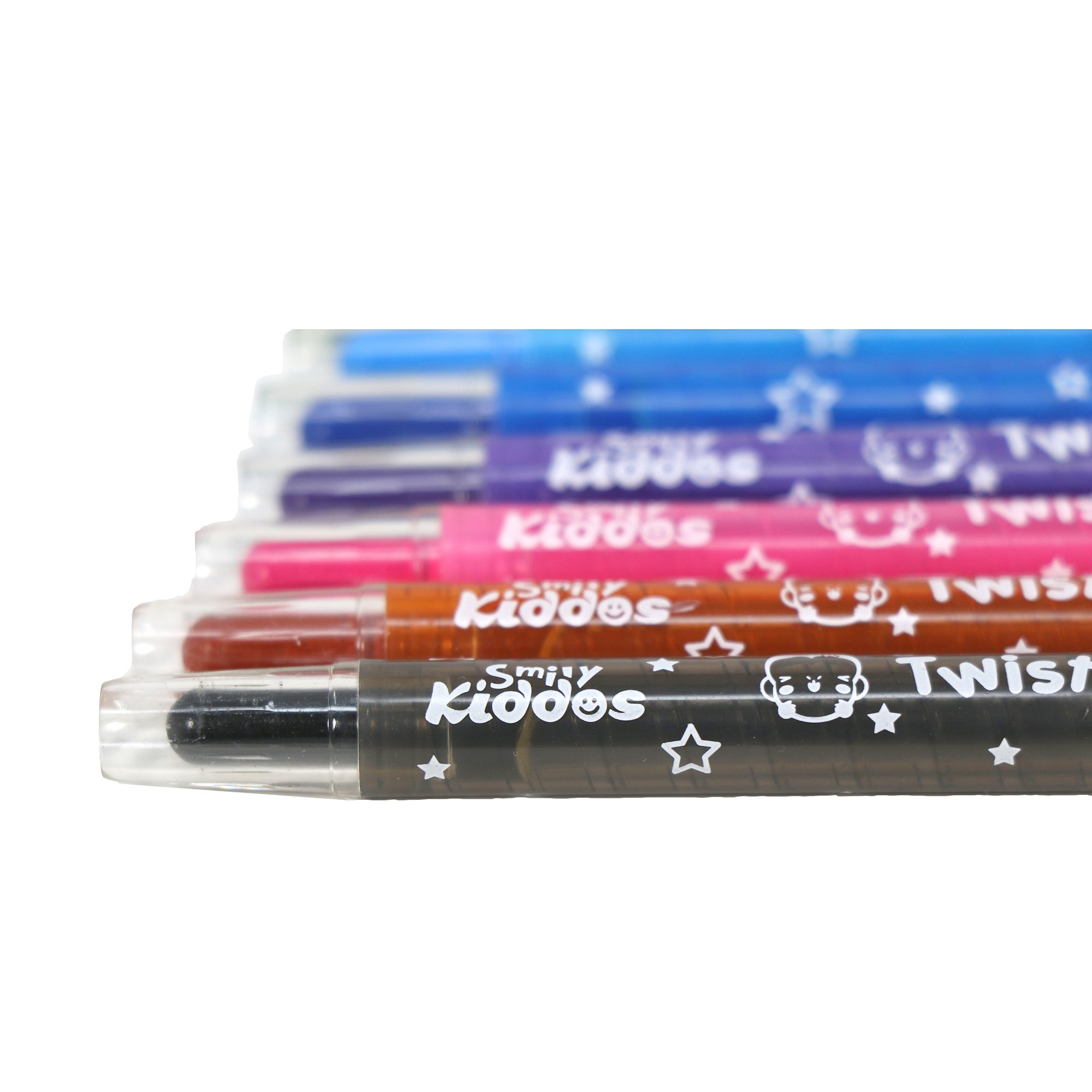 Smily Kiddos Twist Crayons - Pack of 12