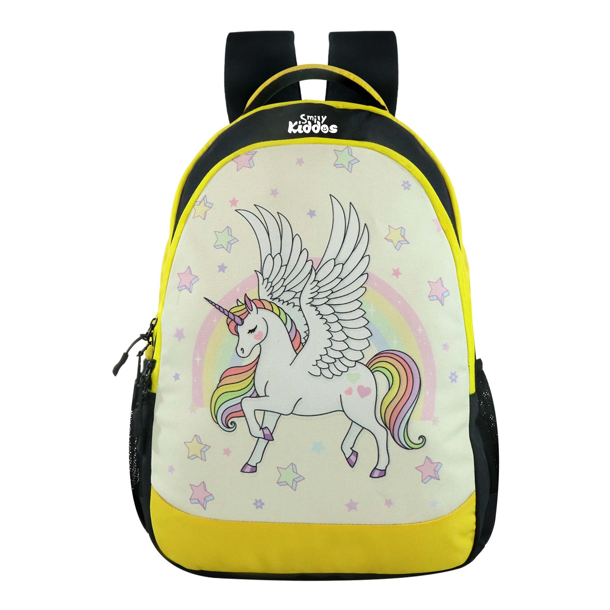 Junior Unicorn Theme School Bag front