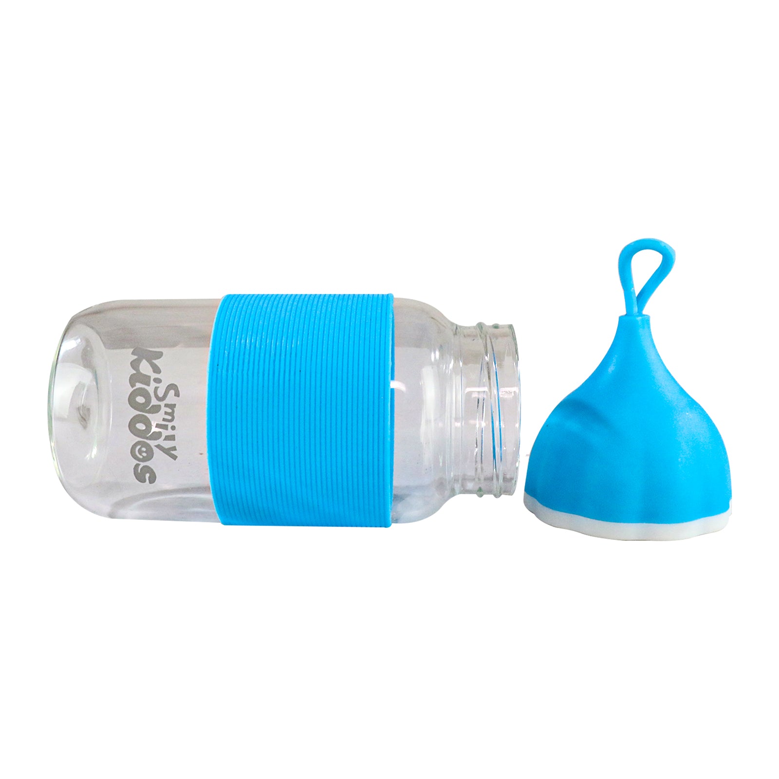 Smily Kiddos Glass bottles for Kids Blue