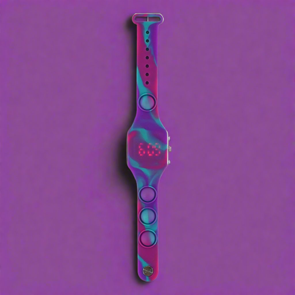 Smily Kiddos Fancy Digital watch-Purple blue