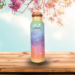 Smily Kiddos Star Rainbow Copper Water Bottle