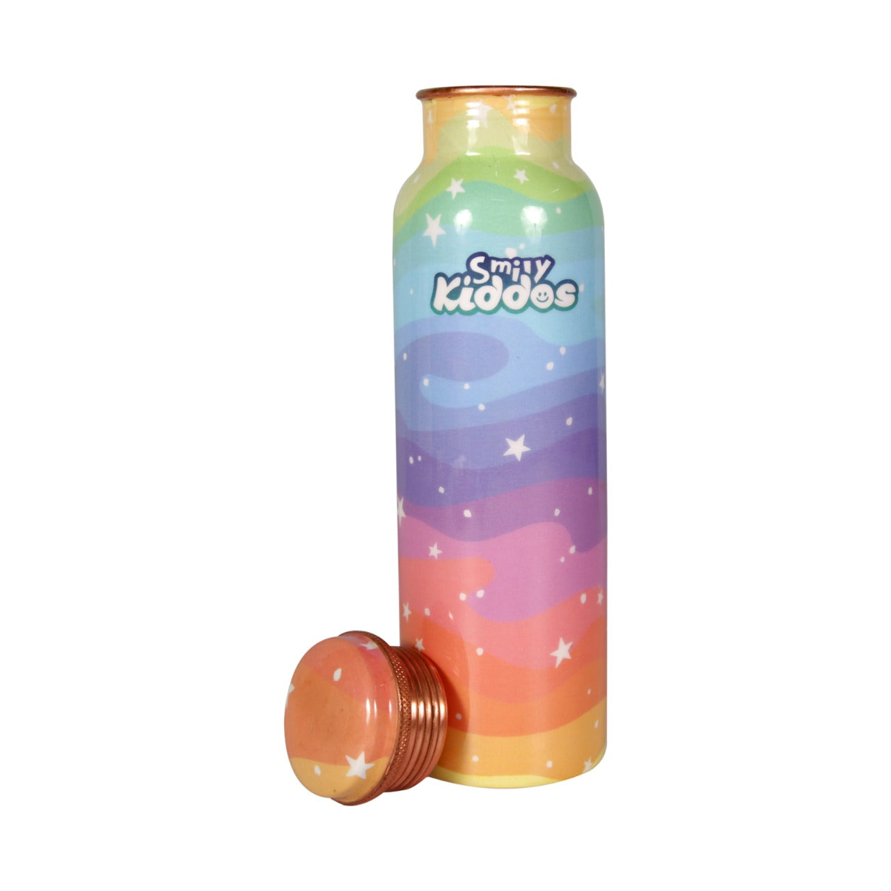 Smily Kiddos Star Rainbow Copper Water Bottle