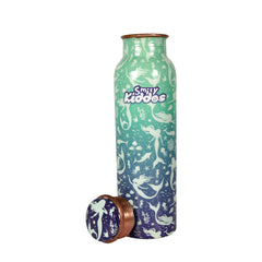 Smily Kiddos Sparkle Serene Mermaid Copper Water Bottle