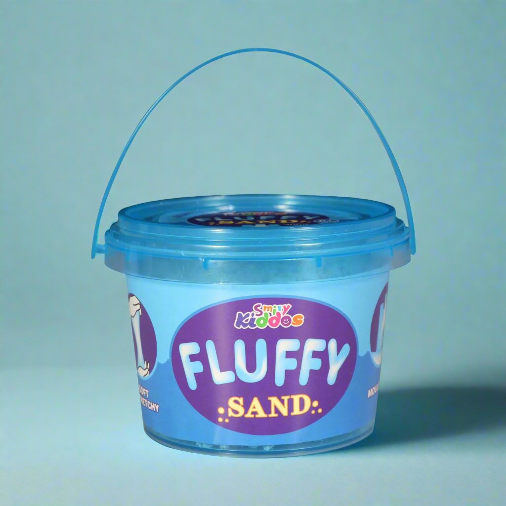 Smily Kiddos Fluffy Kinetic Sand Blue