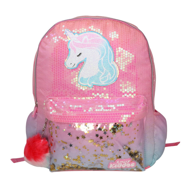 Unicorn Charm Backpack For Girls - Pink – Smily Kiddos