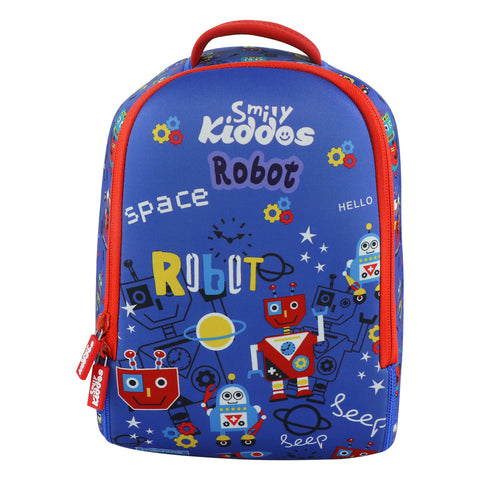 Image of Smily Kiddos Preschool Backpack Robot Theme