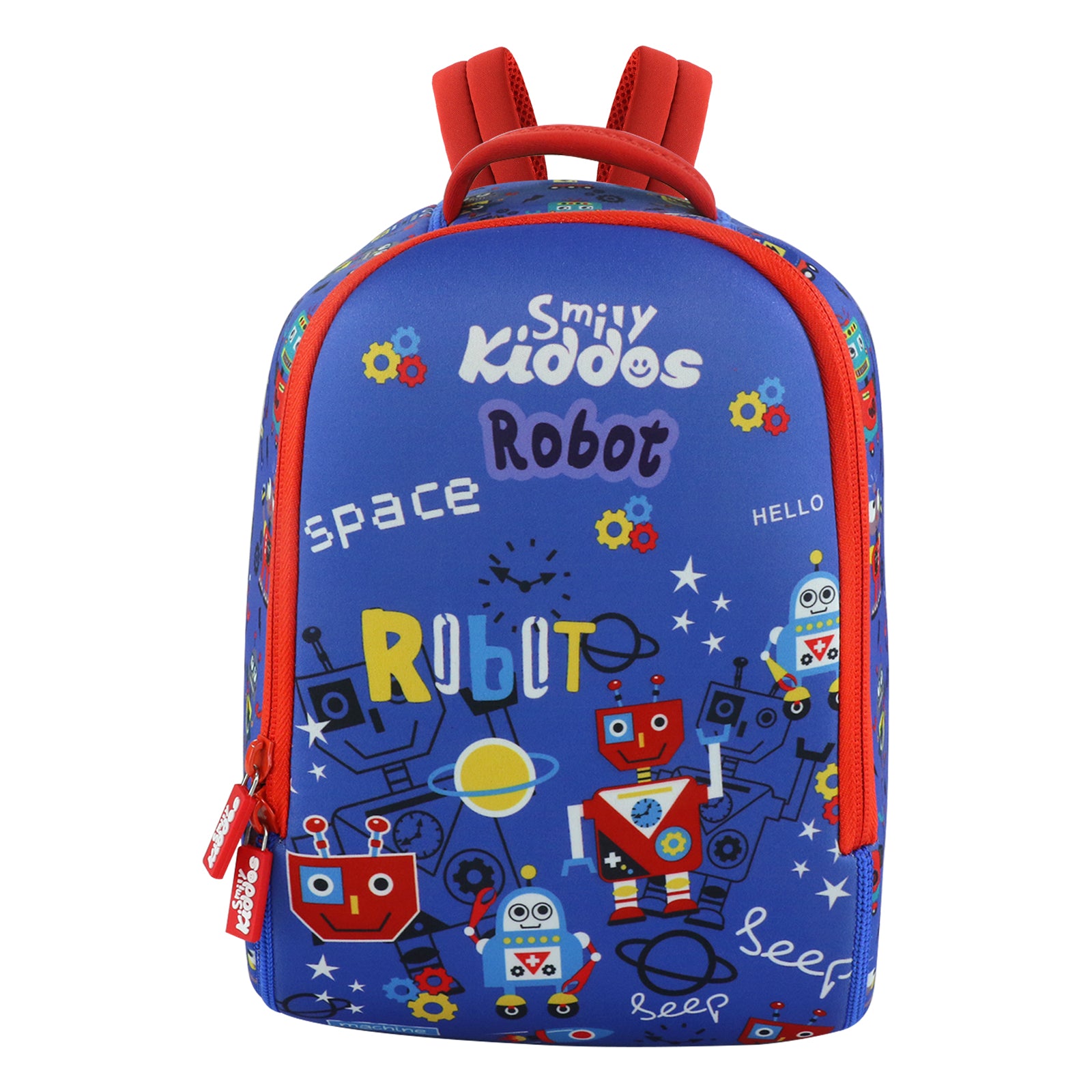 Preschool Backpack Robot Theme front bag