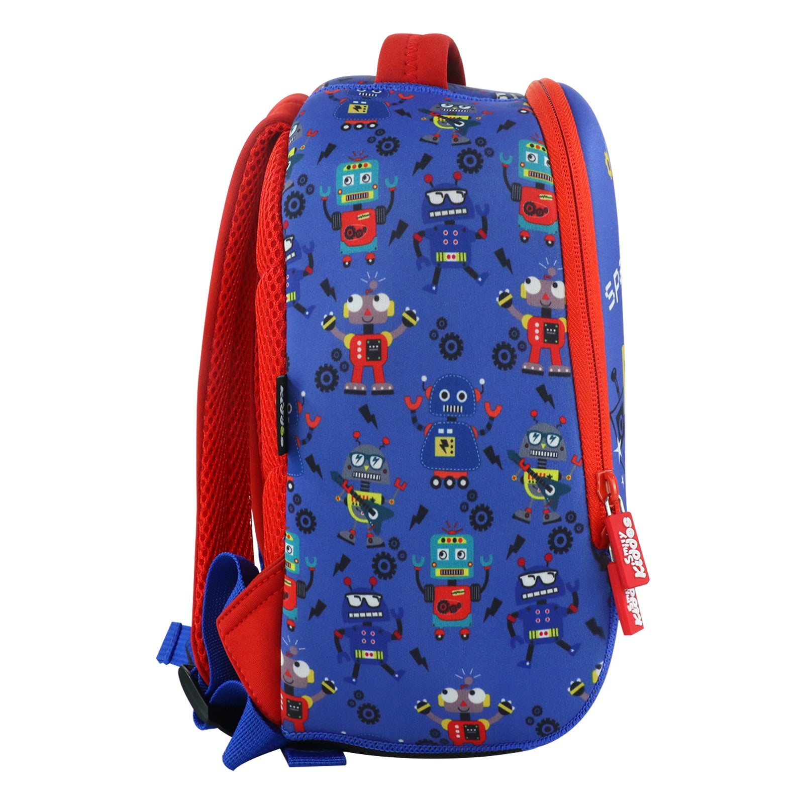 Preschool Backpack Robot Theme right side