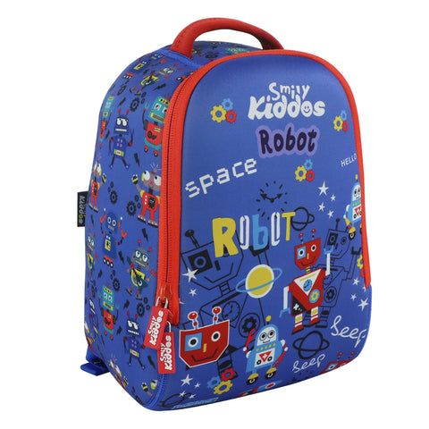 Image of Smily Kiddos Preschool Backpack Robot Theme