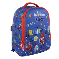 Preschool Backpack Robot Theme left side