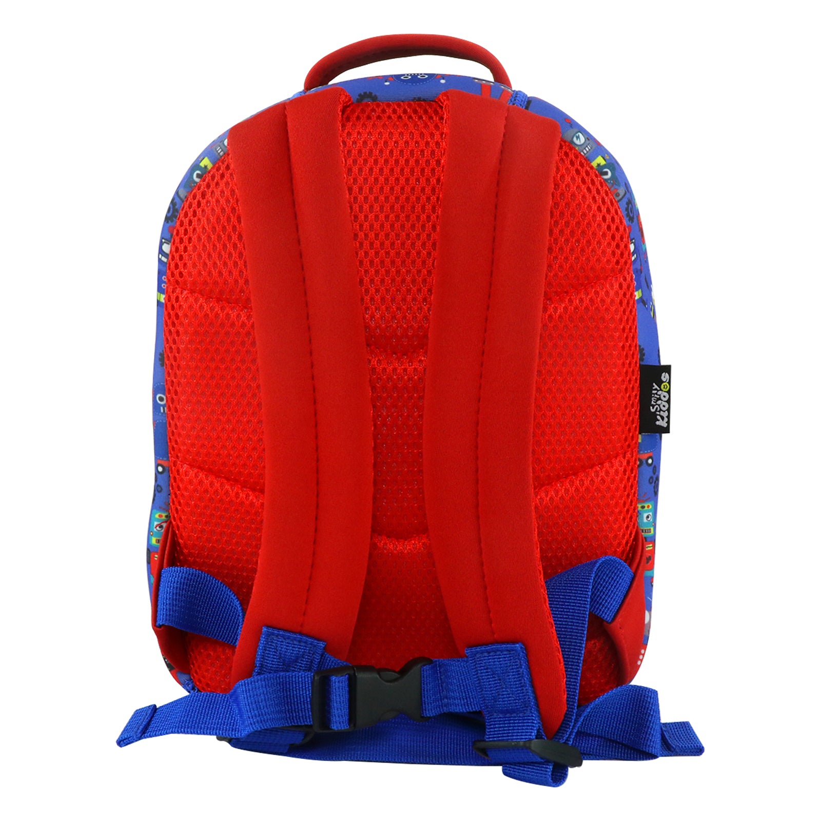 Preschool Backpack Robot Theme back side