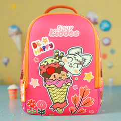 Preschool Backpack for kids pink icecream