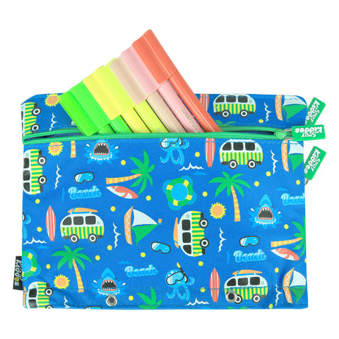 Image of Smily Kiddos Fancy A5 Pencil Case Blue