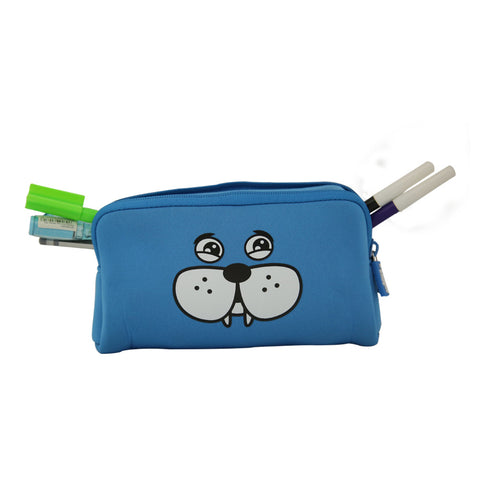 Image of Smily Kiddos Fancy Puppy Pencil Case Blue