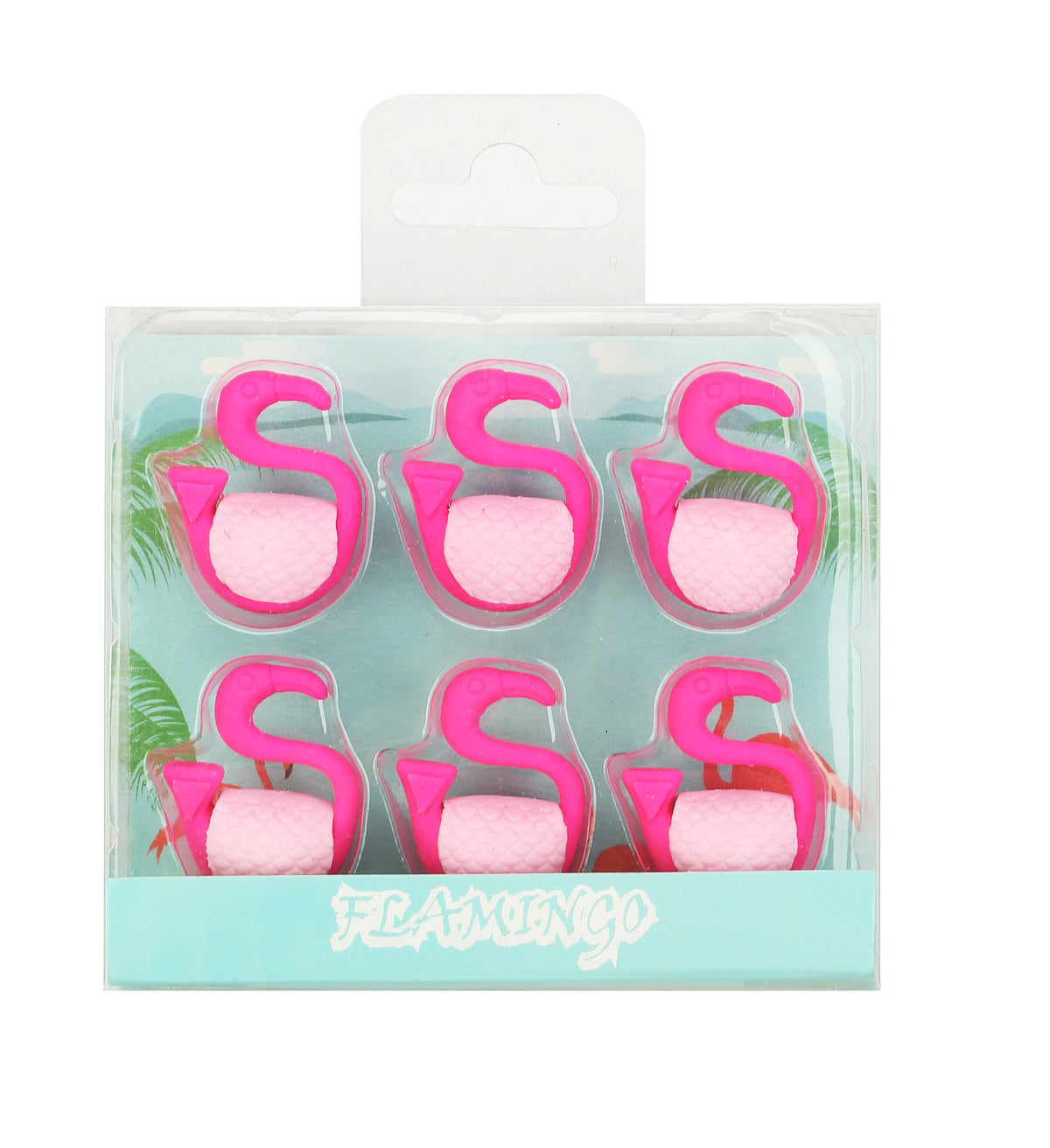 Smily Kiddos Flamingo Eraser Set of 6