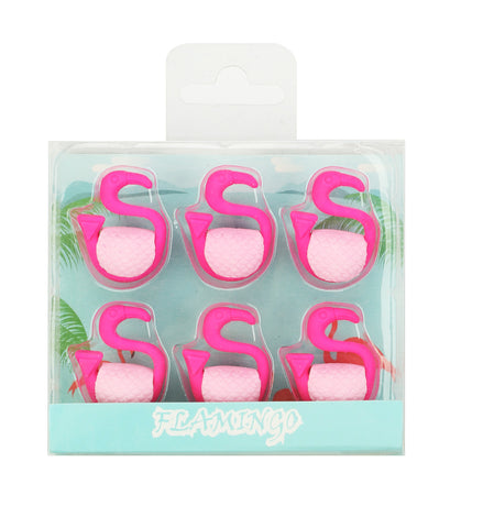 Image of Smily Kiddos Flamingo Eraser Set of 6