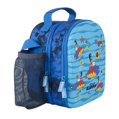 Smily Kiddos Hartop Eva Lunch Bag submarine theme - Light Blue