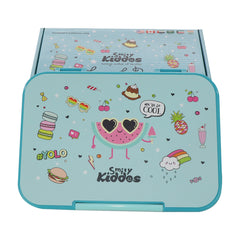 Smily Kiddos Bento lunch box-Cool Fruit Theme Light Blue