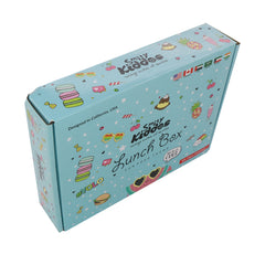 Smily Kiddos Bento lunch box-Cool Fruit Theme Light Blue