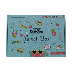 Smily Kiddos Bento lunch box-Cool Fruit Theme Light Blue