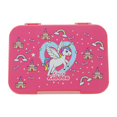 Smily Kiddos Bento lunch box-Unicorn Theme Pink