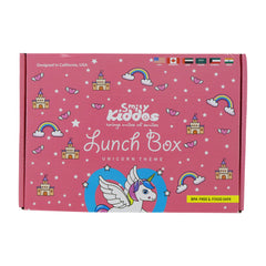 Smily Kiddos Bento lunch box-Unicorn Theme Pink