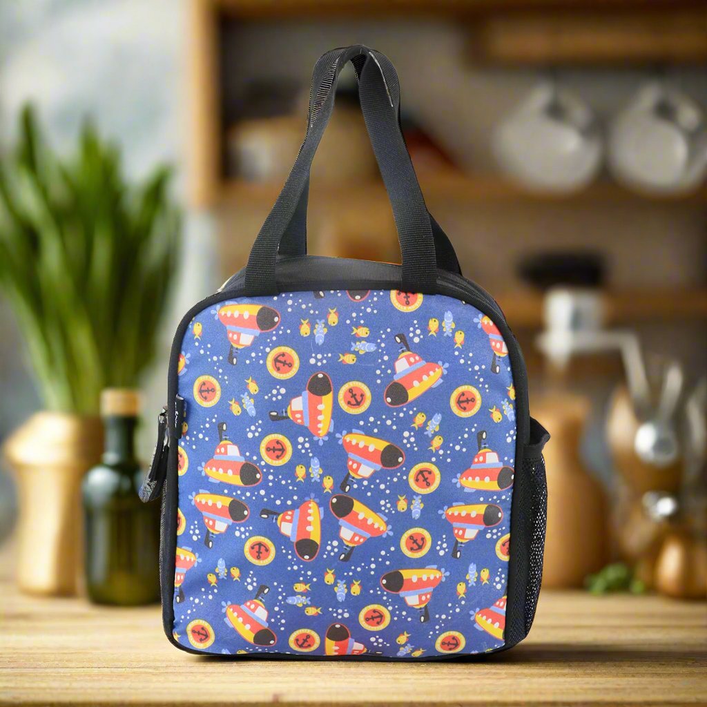 Smily kiddos joy lunch bag- Submarine Theme - Multicolor