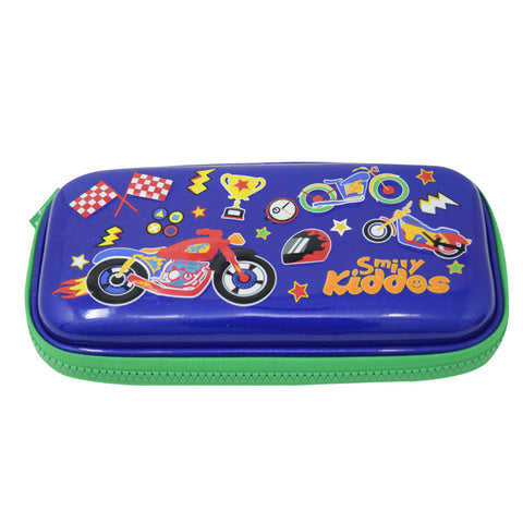 Image of Smily Kiddos Motor Racing Small Pencil Case Blue