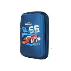 Smily kiddos Single Compartment Race Car - Navy Blue