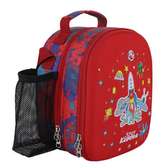 Smily Kiddos Hartop Eva Lunch Bag space theme - Red