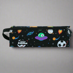 Smily Kiddos Tray Pencil Case Space Theme Black