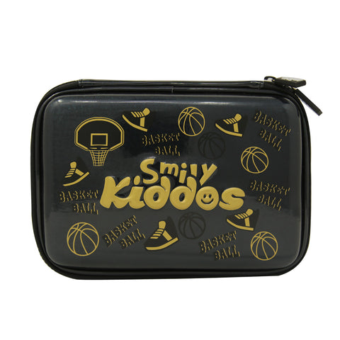 Image of Smily Kiddos Bling Basket Ball Pencil Case Black