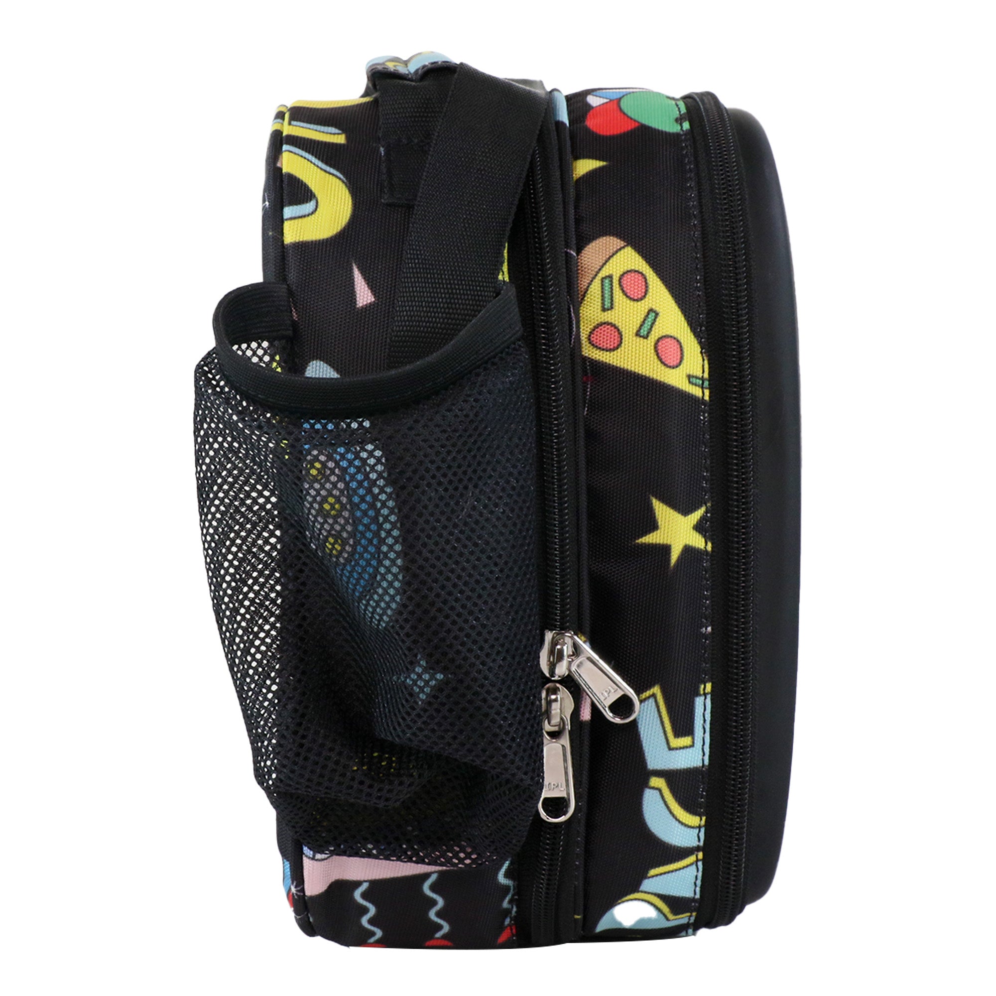 Smily Kiddos Hartop Eva Lunch Bag space theme - Black