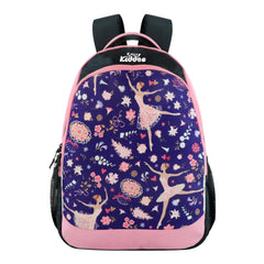 Junior Ballerina Violet School Backpack front