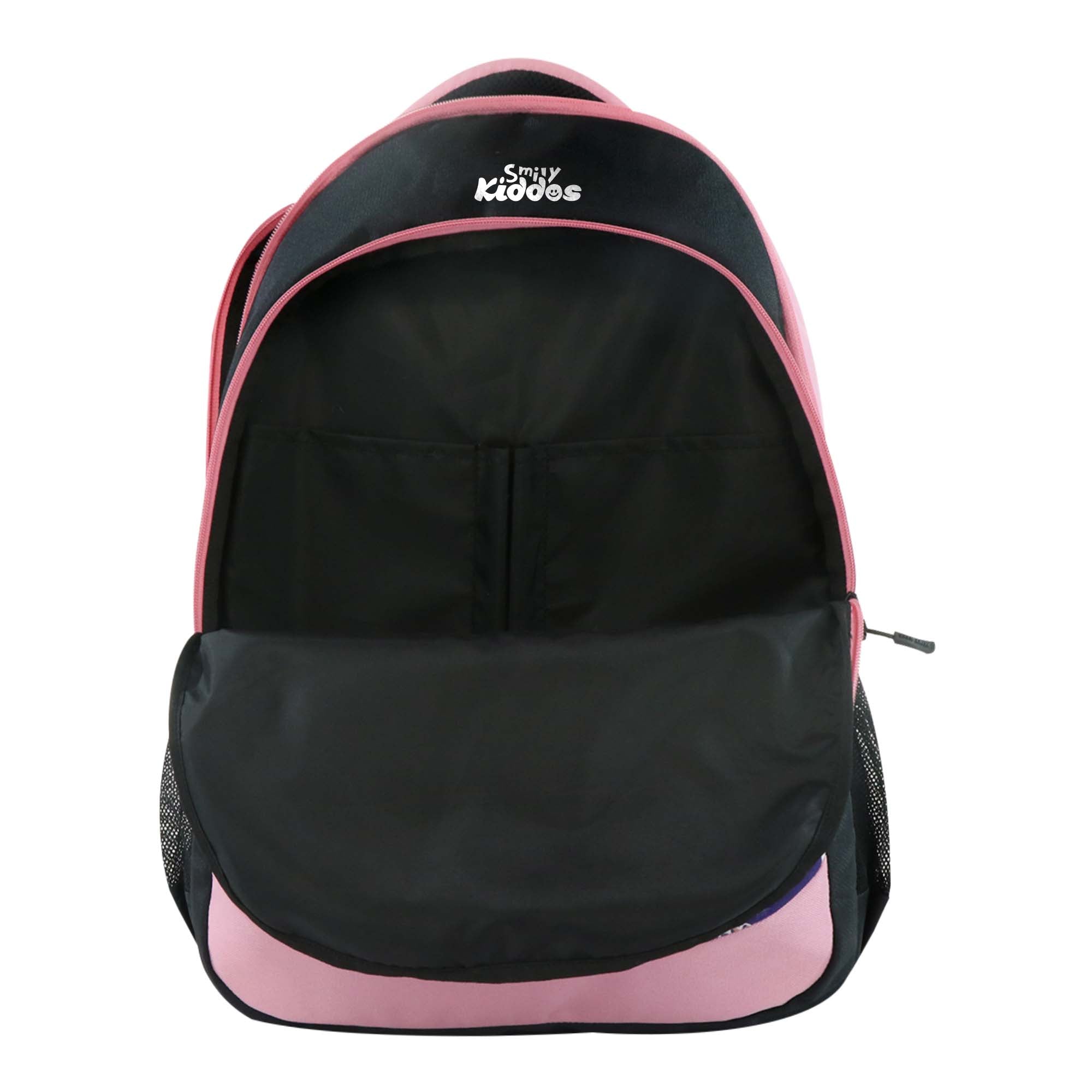 Junior Ballerina Violet School Backpack open