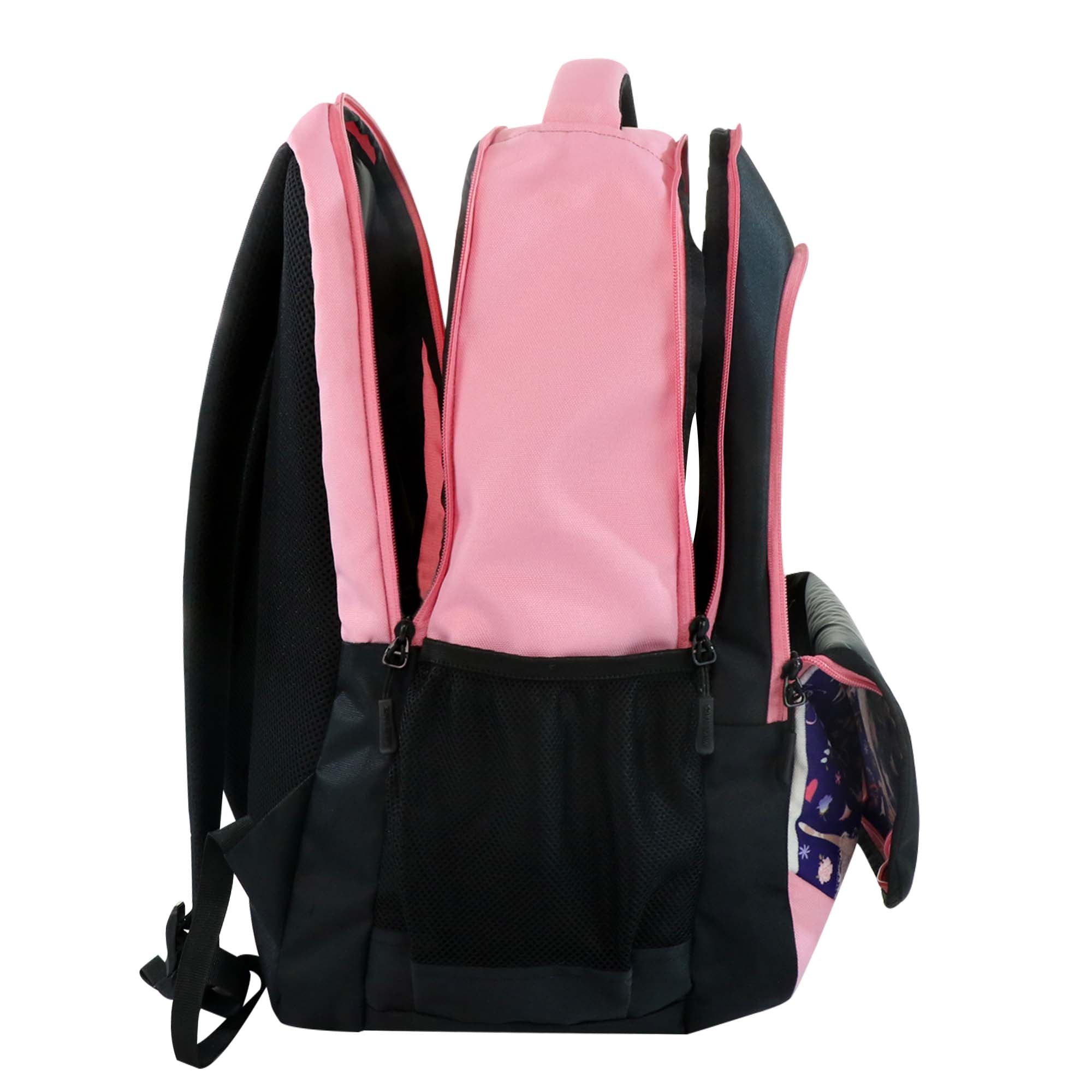 Junior Ballerina Violet School Backpack open left